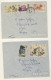 Delcampe - (C03) OCEANIE  LOT DE 10 LETTRES AVION PAPEETE => FRANCE 1952-54 - Brieven En Documenten