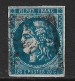 France 46Ab Bleu Très Foncé Oblitéré Cote +300€ - 1870 Emisión De Bordeaux