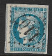 France N°45A Type II Report 3 .Oblitéré GC 1107 Condom (31) Cote 130€ - 1870 Uitgave Van Bordeaux