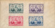 1947 CENTENARY OF U.S. POSTAGE STAMPS , SOBRE DE PRIMER DIA , VIÑETAS DE LA EXPOSICIÓN FILATÉLICA AL DORSO - 1941-1950