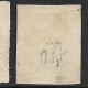 France 43B Bistre- Roux Oblitéré étoile. Cote 750€ - 1870 Bordeaux Printing