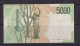 ITALY - 1985 5000 Lira Circulated Banknote (Torn) - 5000 Lire