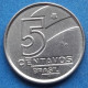 BRAZIL - 5 Centavos 1989 "Fishermank" KM# 612 Monetary Reform (1989-1990) - Edelweiss Coins - Brasilien