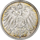 GERMANY - EMPIRE, Wilhelm II, Mark, 1905, Karlsruhe, SUP, Argent, KM:14 - 1 Mark
