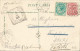 AUSTRALIA NSW - FRANKED PC (VIEW OF SYDNEY) FROM WARKWORTH TO ITALY - BARRED NUMERAL CANCEL 401 - 1905 - Storia Postale