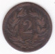 Suisse 2 Rappen 1850 A Paris , En Bronze , KM# 4 - 2 Centimes / Rappen