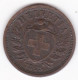 Suisse 2 Rappen 1875 B , En Bronze , KM# 4 - 2 Rappen