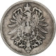 Monnaie, GERMANY - EMPIRE, Wilhelm I, Mark, 1875, Karlsruhe, TB, Argent, KM:7 - 1 Mark