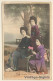 Japan: 3 Geishas In Traditional Kimonos (Vintage PC 1912) - Asien