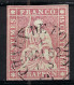 SUISSE Ca.1857-62: Le ZNr. 24G, 4 Marges, B Obl. CAD "Chaux De Fonds" - Usados