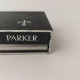 Delcampe - Parker Vintage Black And Silver Plastic Box One Slot Empty Hardcase #5478 - Pens