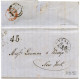 ARGENTINE - LETTRE DE BUENOS AIRES POUR NEW YORK VOIE ANGLAISE, 1861 - Storia Postale