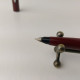 Delcampe - Vintage Fountain Pen Parker 45 Dark Red Chrome Fine Nib Made In England #5481 - Pens