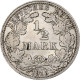 Empire Allemand, 1/2 Mark, 1915, Stuttgart, Argent, TTB+, KM:17 - 1/2 Mark