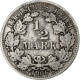 Monnaie, GERMANY - EMPIRE, 1/2 Mark, 1906, Berlin, TB+, Argent, KM:17 - 1/2 Mark