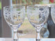 Delcampe - -8 VERRES CRISTAL Gravé SAINT LOUIS BARTHOLDI XIXe Table Vitrine Collection  E - Glass & Crystal
