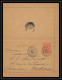 4479 Albert 1er G1 Pour Bordeaux 1894 Carte Lettre Monaco Entier Postal Stationery - Ganzsachen