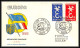 Delcampe - 004 FRANCE Lettre (cover Briefe) Fdc (premier Jour) Europe Europa 1956 - 1970 Lot De 32 Enveloppes Différentes  - Sammlungen