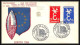 Delcampe - 004 FRANCE Lettre (cover Briefe) Fdc (premier Jour) Europe Europa 1956 - 1970 Lot De 32 Enveloppes Différentes  - Sammlungen