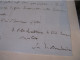 SA DA BANDEIRA Autographe Signé 1837MINISTRE REFORMISTE PORTUGAL INFANT PIERRE V - Historische Personen