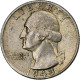 États-Unis, Quarter, Washington Quarter, 1943, Philadelphie, Argent, TB, KM:164 - 1932-1998: Washington