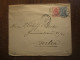 1889 RUSSIA  MOSCOW UPRATED COVER - Lettres & Documents