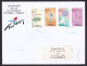 Turkey: Cover To USA, 2016, 6 Stamps, CEPT, Europa, Postal History (pencil Number At Back) - Covers & Documents