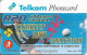 S. Africa - Telkom - Soccer Player, Cn. TSAA, Scratch (3 TV's), Gem5 Red, Exp.02.2004, 20R, Used - Zuid-Afrika