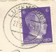 N° 785 D'Allemagne (Hitler , 6 Pf Violet) Sur Carte-vue De Luxembourg à Bonnevoie (1943) - 1940-1944 Deutsche Besatzung