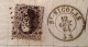 #14 Obl.328 ST NICOLAS 1864 Lettre SUP. 1863 10c Médaillons Dentelés 12 1/2>Lierre (Krampus Mourning Cover - 1863-1864 Medaillen (13/16)