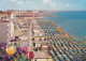 Cartolina Villa Marina Di Cesenatico ( Cesena ) Panorama Della Spiaggia - Cesena