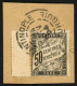 CONSTANTINOPLE :   50c Taxe Noir (n°20) Obl. CONSTANTINOPLE TURQUIE Sur Fragment. Utilisation Trés Rare De Timbre (cote  - 1849-1876: Klassieke Periode