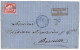 RHODES : 1873 80c CERES Obl. GC 5094 + RHODES TURQUIE Sur Lettre Pour MARSEILLE. Signé ROUMET. TTB. - 1849-1876: Classic Period