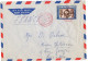 ITALIE VATICAN YT EXPRESS N°16 SEULSUR LETTRE EN POSTE AERIENNE OBLITERATION ROUGE POUR LA FRANCE - Storia Postale