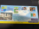 13-2-2024 (4 X 9) Cover Posted From Hong Kong To Australia - 2004 (with Numerous Stamps) CONCORDE Aircraft Back Cover) - Storia Postale