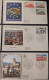 12 FDC Cheffer, Croix Rouge, Europa ... - 1970-1979