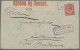 Deutsch-Südwestafrika - Stempel: 1916, AUS RAIL, Georg V., 1 P. Als EF Auf Brief - Sud-Ouest Africain Allemand