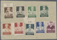 Deutschland: 1870-1952 (ca.), Partie Mit U.a. Teils Festgeklebten Werten Des 3. - Collections