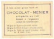 IMAGE CHROMO CHOCOLAT MENIER TABLETTES N° 449 PARIS L'HÔTEL DE VILLE EDIFICE PUBLIC - Menier