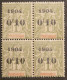 MARTINIQUE - N° 58   - Neuf  **  (MNH)  Gomme D'origine Intacte - Bloc De 4  - TTB - Variété - Other & Unclassified