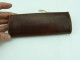 Delcampe - Vintage Eyeglasses Case Brown Leather "Postova Banka" #2272 - Lunettes