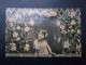 Delcampe - SERIE 6 CP FANTAISIE (V1917) JEUNE FILLE - ROSE - FLEURS (8 Vues) Circulée En 1908 - Collections & Lots