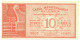 10 DRACME CASSA MEDITERRANEA DI CREDITO PER LA GRECIA 1941 FDS - Altri & Non Classificati