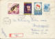 Romania Registered Cover Sent To Hungary Arad 24-11-1972 Stamps On Front And Backside Of The Cover - Covers & Documents