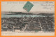 1907 - SPM - Timbre à 5 Centimes Groupe Sage Sur CP Colorisée Vers Le Havre - Panorama De La Ville Vue Du Nord - Briefe U. Dokumente