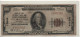 USA  Scarce  $ 100   "BANK OF ITALY" California  Dated 1929  Serie 13044  (Benjamin Franklin ) - California