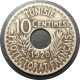 1920 - 10 Centimes Muhammad Al-Nasir (1918-1920) Tunisie / KM#243 - Tunesien