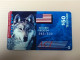 Mint USA UNITED STATES America ACMI Prepaid Telecard Phonecard,Endangered Species Series - Gray Wolf $50(Mintage 500) - Otros & Sin Clasificación