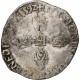 France, Henri IV, 1/2 Franc, 1592, Bordeaux, Argent, B+, Gadoury:590 - 1589-1610 Henry IV The Great