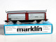 RARE! MARKLIN HO N°4633 WAGON A TOIT ET PAROIS COULISSANT FOURGON TRAIN + NOTICE! TRAIN MODELISME FERROVIAIRE (1002.17) - Wagons Marchandises